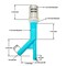 Thrifco Plumbing 5/8 Inch x 7/8 Inch Dishwasher Air Gap Body with Flanged / Skir 4402291 - alternate 3